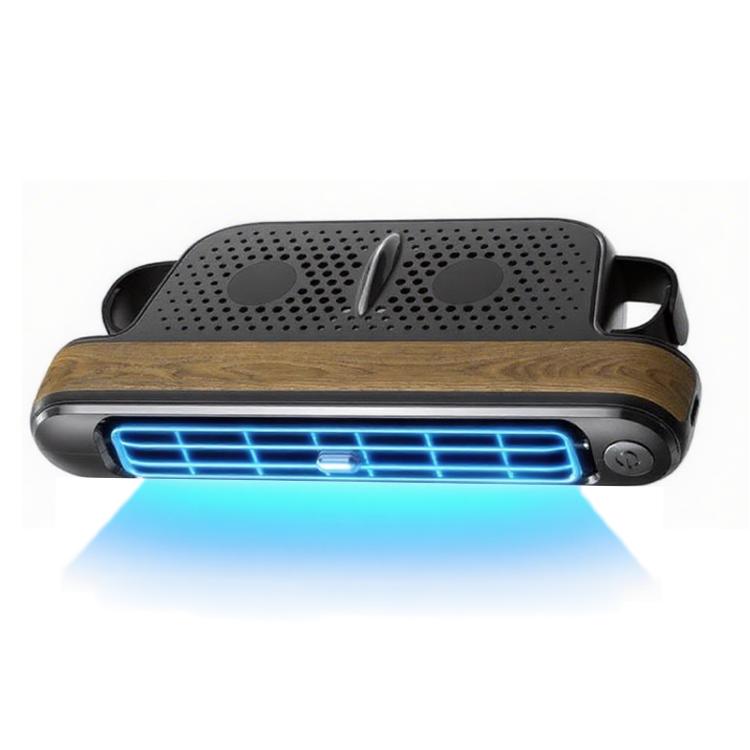 Ventilatore elettrico silenzioso senza pale a doppia turbina con spina USB per sedili posteriori auto