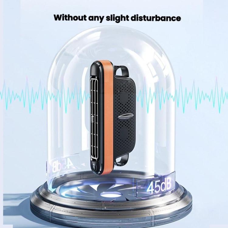 Ventilatore elettrico silenzioso senza pale a doppia turbina con spina USB per sedili posteriori auto