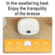 Ventilatore portatile USB ad alta potenza senza pale, da appendere alla vita, per esterni.