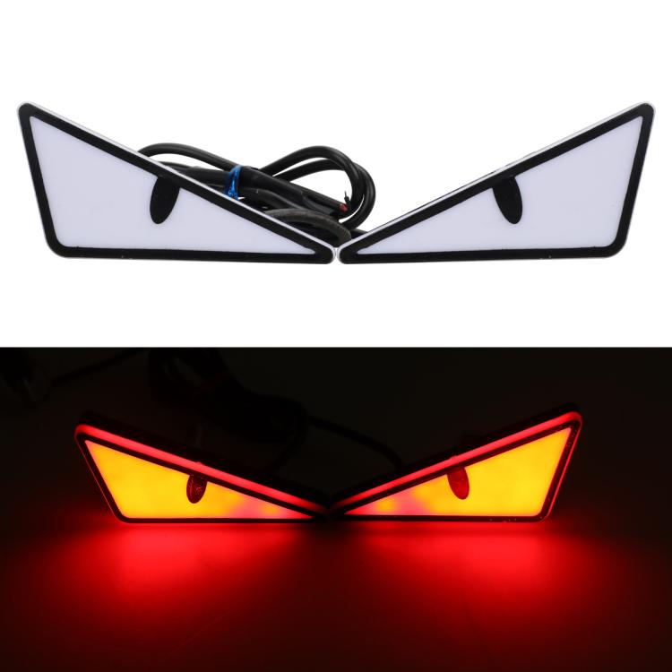 2 viti per targa moto, modifiche luce universale, luci decorative per auto, Triangle Light Blue, Triangle Light Red, Triangle Light Green, Semicircular Light Blue, Semicircular Light Red, Semicircular Light Green