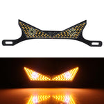 Luce targa moto universale con vite, accessorio decorativo per la personalizzazione del faro., Triangle Light White Yellow Flashing, Triangle Light Red Blue Flashing, Semicircular Light White Yellow Flashing, Semicircular Light Red Blue Flashing       ...