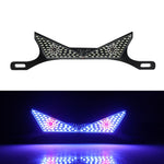 Luce targa moto universale con vite, accessorio decorativo per la personalizzazione del faro., Triangle Light White Yellow Flashing, Triangle Light Red Blue Flashing, Semicircular Light White Yellow Flashing, Semicircular Light Red Blue Flashing       ...
