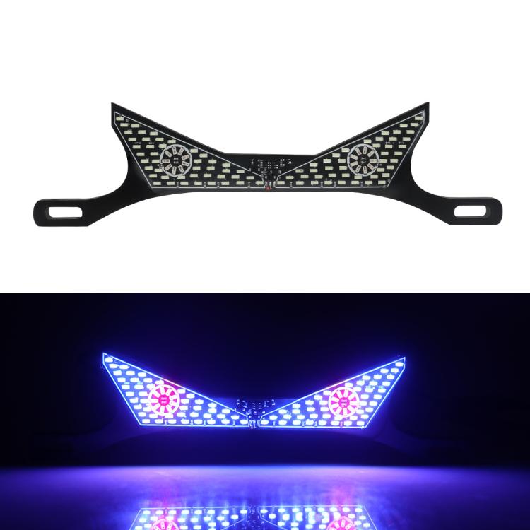 Luce targa moto universale con vite, accessorio decorativo per la personalizzazione del faro., Triangle Light White Yellow Flashing, Triangle Light Red Blue Flashing, Semicircular Light White Yellow Flashing, Semicircular Light Red Blue Flashing       ...
