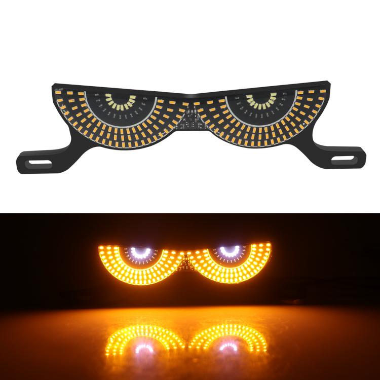 Luce targa moto universale con vite, accessorio decorativo per la personalizzazione del faro., Triangle Light White Yellow Flashing, Triangle Light Red Blue Flashing, Semicircular Light White Yellow Flashing, Semicircular Light Red Blue Flashing       ...