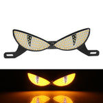 Luce targa moto universale con vite, accessorio decorativo per la personalizzazione del faro., Triangle Light White Yellow Flashing, Triangle Light Red Blue Flashing, Semicircular Light White Yellow Flashing, Semicircular Light Red Blue Flashing       ...