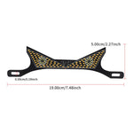 Luce targa moto universale con vite, accessorio decorativo per la personalizzazione del faro., Triangle Light White Yellow Flashing, Triangle Light Red Blue Flashing, Semicircular Light White Yellow Flashing, Semicircular Light Red Blue Flashing       ...