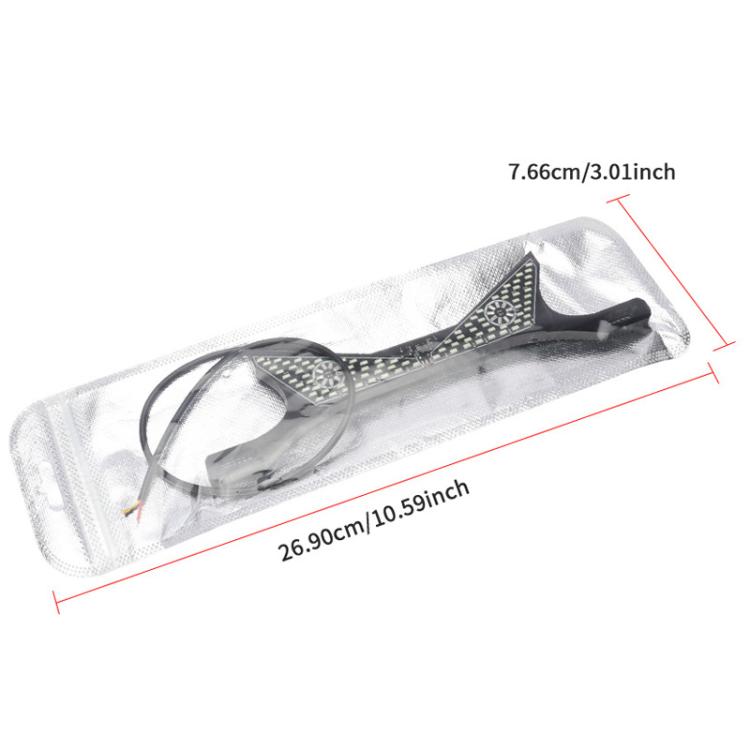 Luce targa moto universale con vite, accessorio decorativo per la personalizzazione del faro., Triangle Light White Yellow Flashing, Triangle Light Red Blue Flashing, Semicircular Light White Yellow Flashing, Semicircular Light Red Blue Flashing       ...