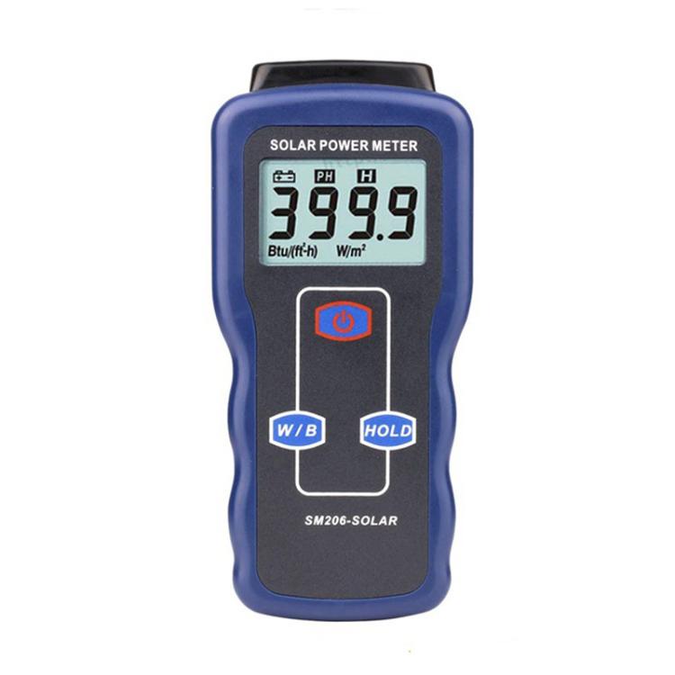 Misuratore di radiazioni solari con display LCD
