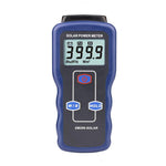 Misuratore di radiazioni solari con display LCD