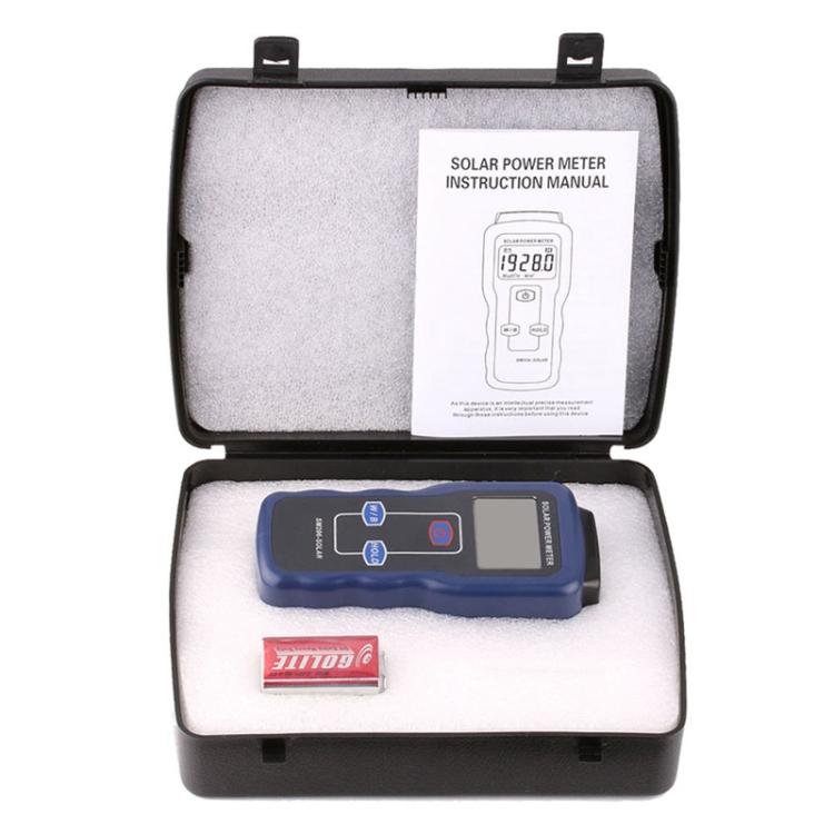 Misuratore di radiazioni solari con display LCD