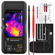 Termometro a infrarossi BSIDE SH9 con touchscreen ad alta definizione per l'ispezione di impianti di riscaldamento a pavimento., Standard, Standard+Flexible Coil, Standard+Macro Lens, Standard+Macro Lens+Flexible Coil