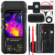Termometro a infrarossi BSIDE SH9 con touchscreen ad alta definizione per l'ispezione di impianti di riscaldamento a pavimento., Standard, Standard+Flexible Coil, Standard+Macro Lens, Standard+Macro Lens+Flexible Coil