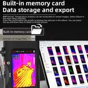 Termometro a infrarossi BSIDE SH9 con touchscreen ad alta definizione per l'ispezione di impianti di riscaldamento a pavimento., Standard, Standard+Flexible Coil, Standard+Macro Lens, Standard+Macro Lens+Flexible Coil