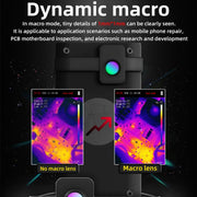 Termometro a infrarossi BSIDE SH9 con touchscreen ad alta definizione per l'ispezione di impianti di riscaldamento a pavimento., Standard, Standard+Flexible Coil, Standard+Macro Lens, Standard+Macro Lens+Flexible Coil