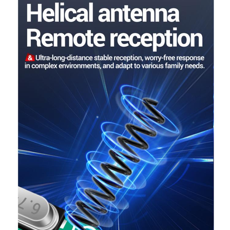 ANENG Home Campanello elettronico intelligente con telecomando, impermeabile e senza fili, One Press One Ring, One Press Two Rings, Two Presses One Ring