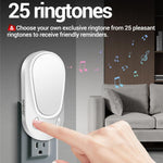 ANENG Home Campanello elettronico intelligente con telecomando, impermeabile e senza fili, One Press One Ring, One Press Two Rings, Two Presses One Ring