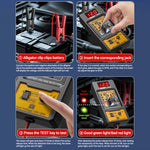ANENG Tester digitale a quattro pin per relè batteria auto 12V/24V