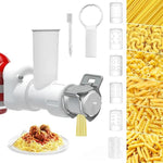 Accessorio per macchina della pasta per robot da cucina KitchenAid, set di utensili per pasta di diverse forme con trafile per maccheroni
