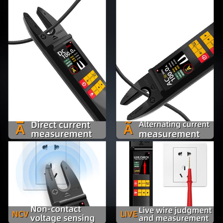 Pinza amperometrica digitale 600A con display LCD