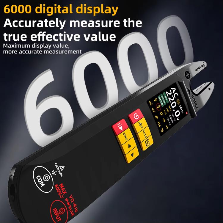Pinza amperometrica digitale 600A con display LCD
