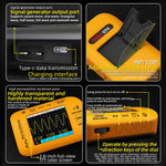 Oscilloscopio miniaturizzato con generatore di segnale, ricaricabile, portatile, schermo a colori, 50 MHz., OT4
