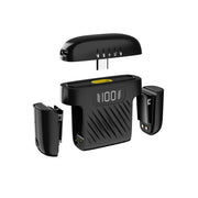 Microfono wireless a clip da colletto con custodia ricarica