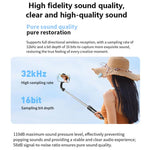 Microfono wireless a clip da colletto con custodia ricarica