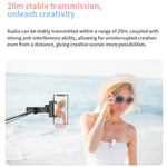 Microfono wireless a clip da colletto con custodia ricarica