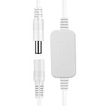 HuaGu 30cm Router Timed Restart Line Controller Power Failure Smart Reset Connection Cable WiFi Relay, 24H White, 24H Black, 24H Transparent, 72H White, 72H Black, 72H Transparent