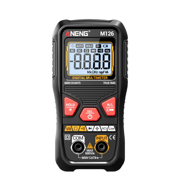 Multimetro digitale ANENG M126 con display retroilluminato