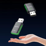 VegGieg 1100Mbps 2-in-1 WiFi 6 Bluetooth 5.4 USB Adapter Gigabit 5G Wireless Network Card for PC/Laptop