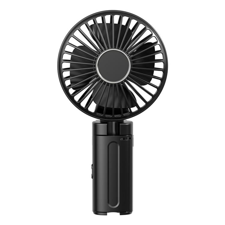 Ventilatore pieghevole da appendere all'ombrello, portatile USB, con clip per ombrello, compatto da scrivania.