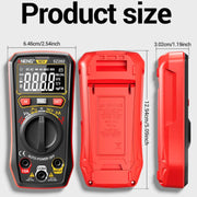 Multimetro digitale multifunzione ANENG ad alta precisione per la manutenzione, SZ202 Red, SZ202 Black