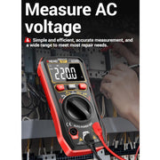 Multimetro digitale multifunzione ANENG ad alta precisione per la manutenzione, SZ202 Red, SZ202 Black