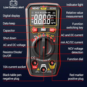 Multimetro digitale multifunzione ANENG ad alta precisione per la manutenzione, SZ202 Red, SZ202 Black