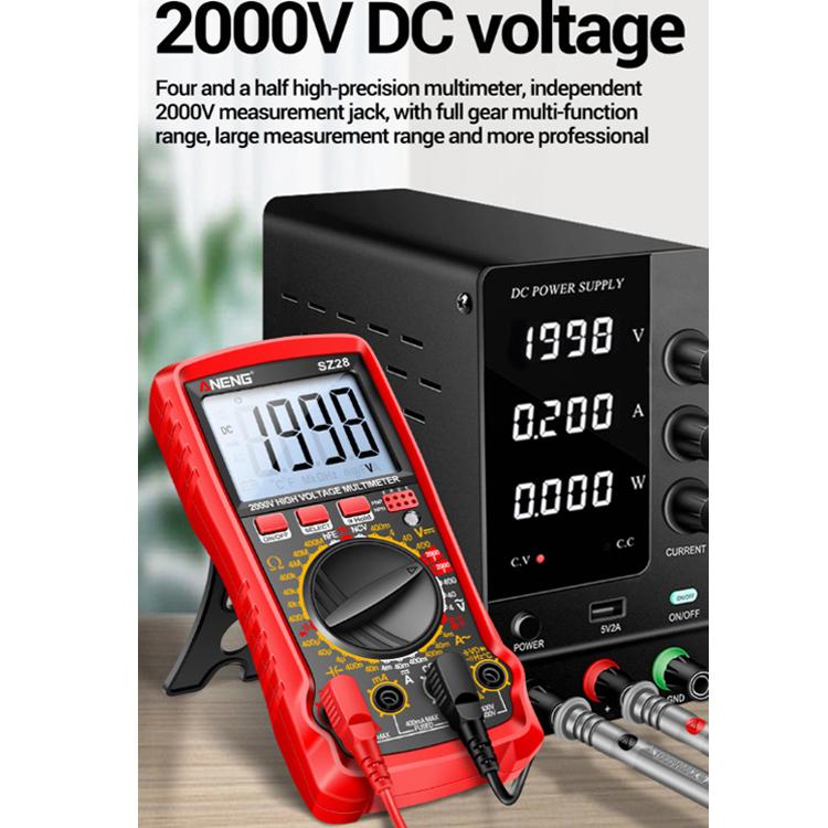 Multimetro digitale fotovoltaico 2000V ANENG SZ28