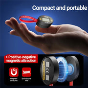 Tester portatile magnetico ANENG per la tensione e la capacità delle batterie
