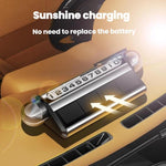 Segnale di parcheggio temporaneo con luce LED a ricarica solare e martello di sicurezza