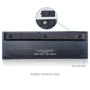 Rii K12+ Office Computer Notebook Silent 2.4GHz Wireless Mini Keyboard
