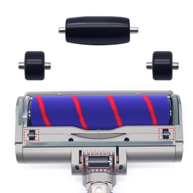 Kit di rulli per albero per spazzola a rullo morbido a trasmissione diretta Dyson V15/V11/V10/V8/V7/G5/V6/DC58