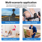 Mini videocamera portatile multifunzione con obiettivo fisheye grandangolare, C8