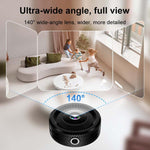 Mini videocamera portatile multifunzione con obiettivo fisheye grandangolare, C8