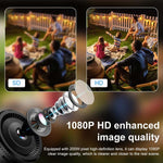 Mini videocamera portatile multifunzione con obiettivo fisheye grandangolare, C8