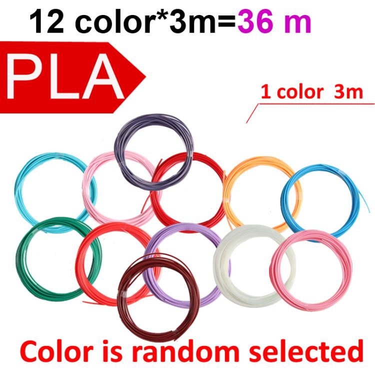 Filamento PLA per stampante 3D, 1,75 mm, multicolore, confezione per penna 3D e lavori creativi., 36m 12 Colors x 3m, 60m 20 Colors x 3m, 90m 30 Colors x 3m, 50m 10 Colors x 5m, 75m 15 Colors x 5m, 100m 20 Colors x 5m, 150m 30 Colors x 5m              ...
