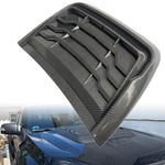 Copertura deflettrice per presa d'aria del cofano per Ford Ranger Raptor 2015-2022, Frosted Black, Carbon Pattern