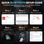 KINGBOLEN Ediag Elite Rilevatore di guasti auto OBD2 multilingue, KBLJ05