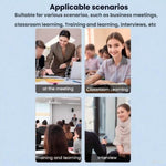 Registratore per conferenze con controllo della riduzione del rumore ad alta definizione e standby ultra-lungo., Black 64GB, Black 128GB