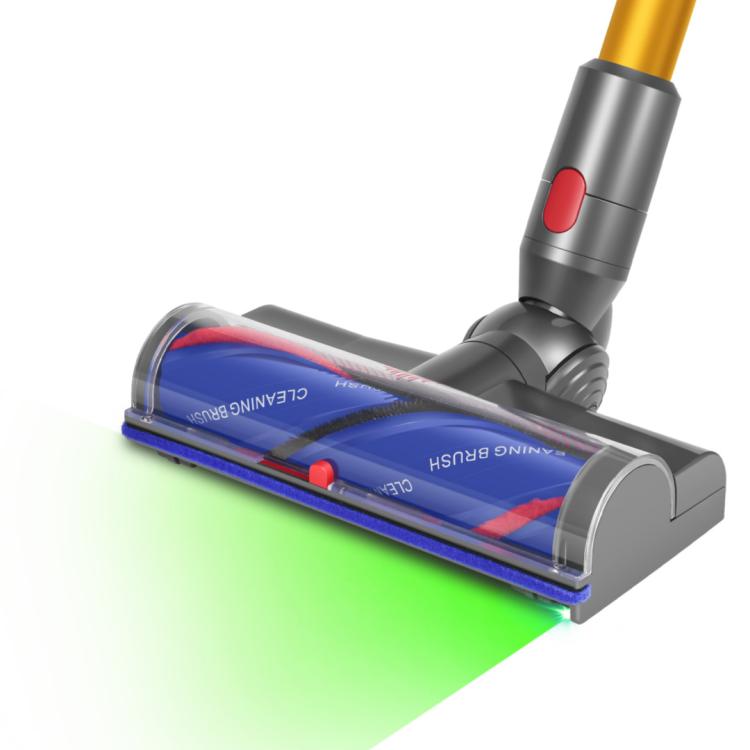 Spazzola per aspirapolvere Dyson V7/V8/V10/V11/V15 ad alta coppia con trasmissione diretta e rilevamento della polvere tramite laser verde., Anti-Tangle