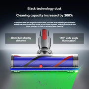 Spazzola per aspirapolvere Dyson V7/V8/V10/V11/V15 ad alta coppia con trasmissione diretta e rilevamento della polvere tramite laser verde., Anti-Tangle