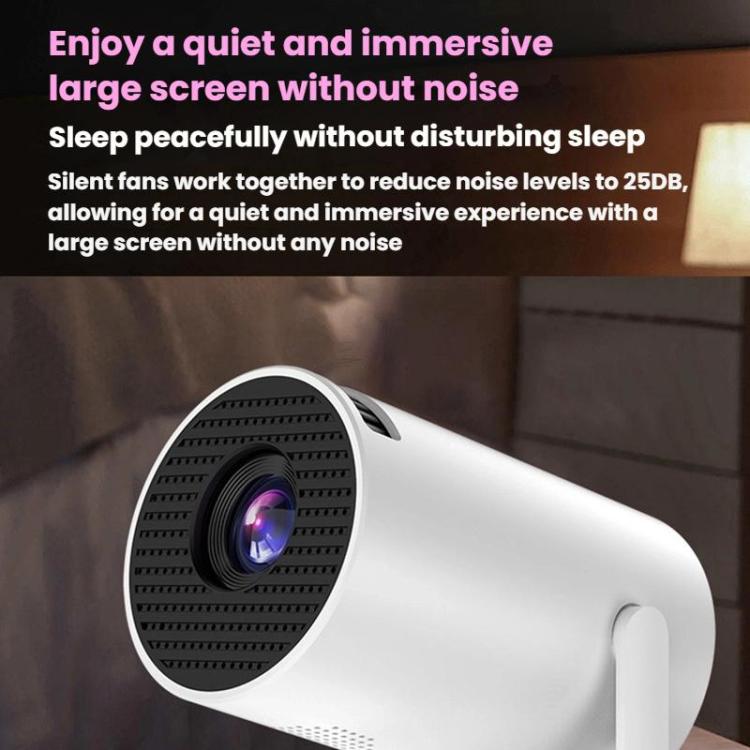 Proiettore mini HD intelligente WiFi HY200 per uso domestico 1080P, US Plug, EU Plug, UK Plug, AU Plug